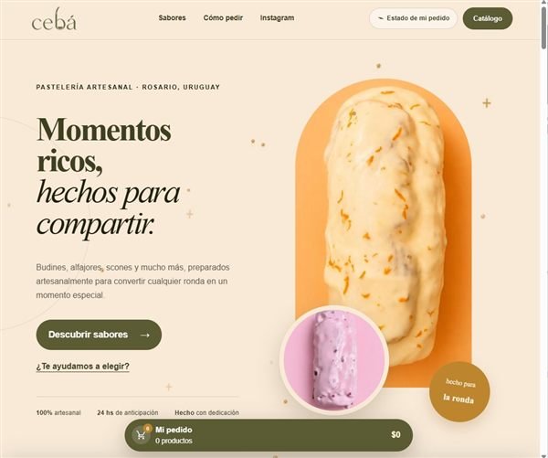 CEBÁ · Pastelería artesanal